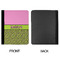 Pink & Lime Green Leopard Padfolio Clipboards - Large - APPROVAL