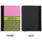 Pink & Lime Green Leopard Padfolio Clipboards - Small - APPROVAL