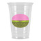 Pink & Lime Green Leopard Party Cups - 16oz (Personalized)