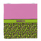 Pink & Lime Green Leopard Party Favor Gift Bag - Gloss - Front