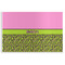 Pink & Lime Green Leopard Disposable Paper Placemats (Personalized)