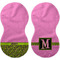Pink & Lime Green Leopard Peanut Shaped Burps - Approval