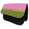 Pink & Lime Green Leopard Pencil Case - MAIN (standing)