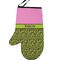 Pink & Lime Green Leopard Left Oven Mitt (Personalized)
