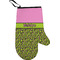Pink & Lime Green Leopard Personalized Oven Mitt