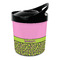 Pink & Lime Green Leopard Personalized Plastic Ice Bucket