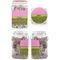 Pink & Lime Green Leopard Pet Treat Jar - Multiple Angles