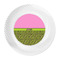 Pink & Lime Green Leopard Plastic Party Dinner Plates - Approval