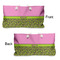 Pink & Lime Green Leopard Large Rope Tote - From & Back View