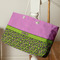 Pink & Lime Green Leopard Large Rope Tote - Life Style