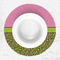 Pink & Lime Green Leopard Round Linen Placemats - LIFESTYLE (single)