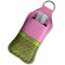 Pink & Lime Green Leopard Sanitizer Holder Keychain - Large in Case