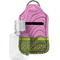 Pink & Lime Green Leopard Hand Sanitizer & Keychain Holder (Personalized)