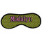 Pink & Lime Green Leopard Sleeping Eye Masks - Large (Personalized)
