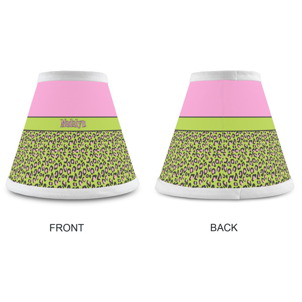 Pink & Lime Green Leopard Small Chandelier Lamp - Approval