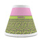 Pink & Lime Green Leopard Small Chandelier Lamp - FRONT