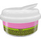 Pink & Lime Green Leopard Snack Container (Personalized)