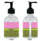 Pink & Lime Green Leopard Glass Soap/Lotion Dispenser - Approval