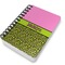 Pink & Lime Green Leopard Spiral Journal 5 x 7 - Main