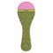 Pink & Lime Green Leopard Ceramic Spoon Rest (Personalized)