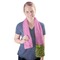 Pink & Lime Green Leopard Sport Towel - Exercise use - Model