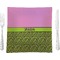 Pink & Lime Green Leopard Glass Square Lunch / Dinner Plate 9.5" (Personalized)