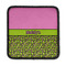 Pink & Lime Green Leopard Iron On Square Patch w/ Name or Text