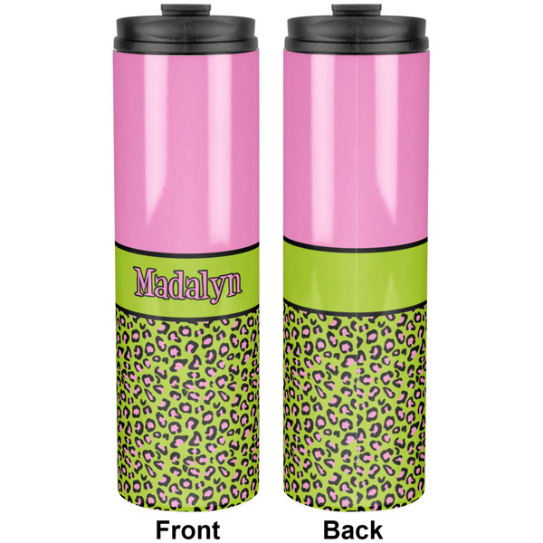 Pink & Lime Green Leopard Stainless Steel Tumbler 20 Oz - Approval