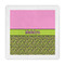 Pink & Lime Green Leopard Standard Decorative Napkin - Front View