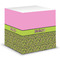 Pink & Lime Green Leopard Note Cube