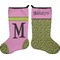 Pink & Lime Green Leopard Stocking - Double-Sided - Approval