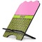 Pink & Lime Green Leopard Stylized Tablet Stand (Personalized)