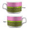 Pink & Lime Green Leopard Tea Cup - Single Apvl
