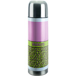 Pink & Lime Green Leopard Stainless Steel Thermos (Personalized)