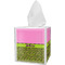 Pink & Lime Green Leopard Tissue Box Cover (Personalized)