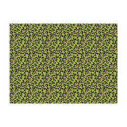Pink & Lime Green Leopard Large Tissue Papers Sheets - Heavyweight