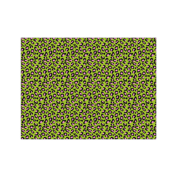 Custom Pink & Lime Green Leopard Tissue Paper Sheets - Medium - Heavyweight
