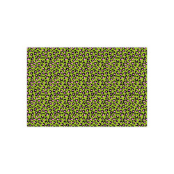 Pink & Lime Green Leopard Small Tissue Papers Sheets - Heavyweight