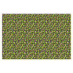 Pink & Lime Green Leopard X-Large Tissue Papers Sheets - Heavyweight