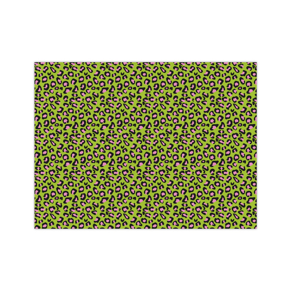 Custom Pink & Lime Green Leopard Medium Tissue Papers Sheets - Lightweight