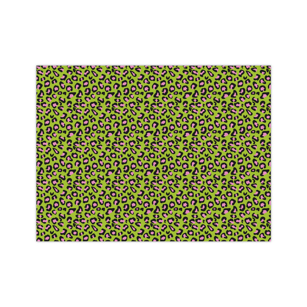Custom Pink & Lime Green Leopard Tissue Paper Sheets - Medium - Lightweight