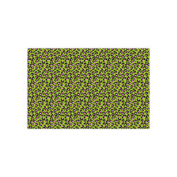 Pink & Lime Green Leopard Small Tissue Papers Sheets - Lightweight