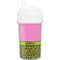Pink & Lime Green Leopard Toddler Sippy Cup (Personalized)