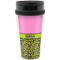 Pink & Lime Green Leopard Travel Mug (Personalized)