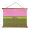 Pink & Lime Green Leopard Wall Hanging Tapestry - Landscape - MAIN