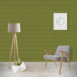 Pink & Lime Green Leopard Wallpaper & Surface Covering