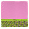Pink & Lime Green Leopard Washcloth - Front - No Soap