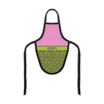 Pink & Lime Green Leopard Bottle Apron (Personalized)