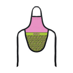 Pink & Lime Green Leopard Bottle Apron (Personalized)
