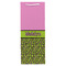 Pink & Lime Green Leopard Wine Gift Bag - Matte - Front